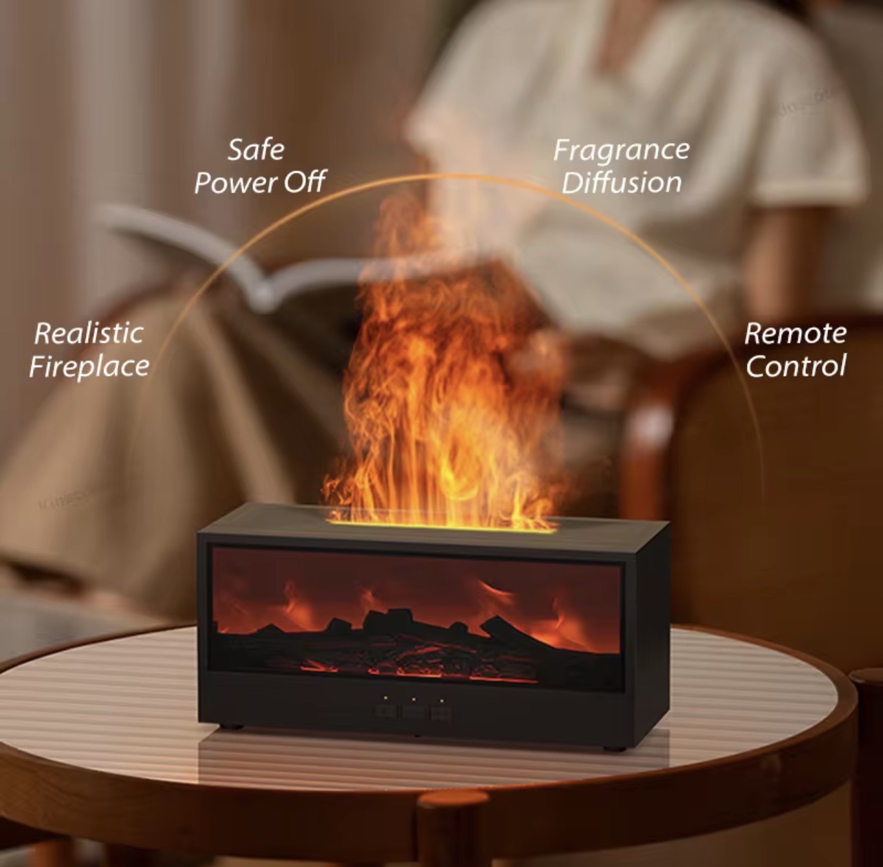 Diffuseur d'huiles essentielles pour cheminée